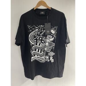 New - Harley Davidson - RB - Rusty Butcher VS Snake - T Shirt - XL- With Tags